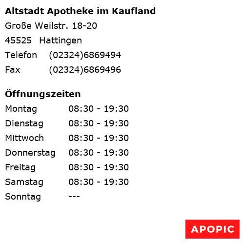 Bild von Altstadt Apotheke im Kaufland in Hattingen