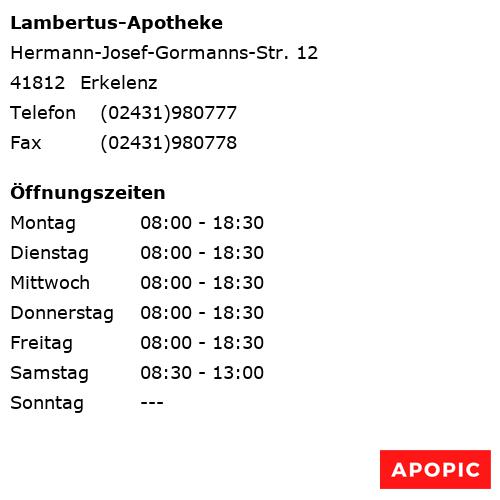 Bild von Lambertus-Apotheke in Erkelenz