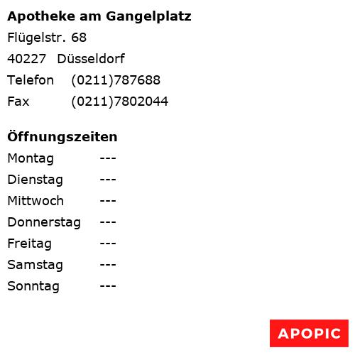 Bild von Apotheke am Gangelplatz in Düsseldorf