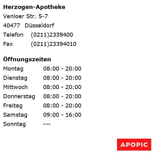 Bild von Herzogen-Apotheke in Düsseldorf