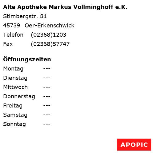 Bild von Alte Apotheke Markus Vollminghoff e.K. in Oer-Erkenschwick
