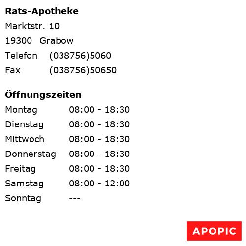 Bild von Rats-Apotheke in Grabow