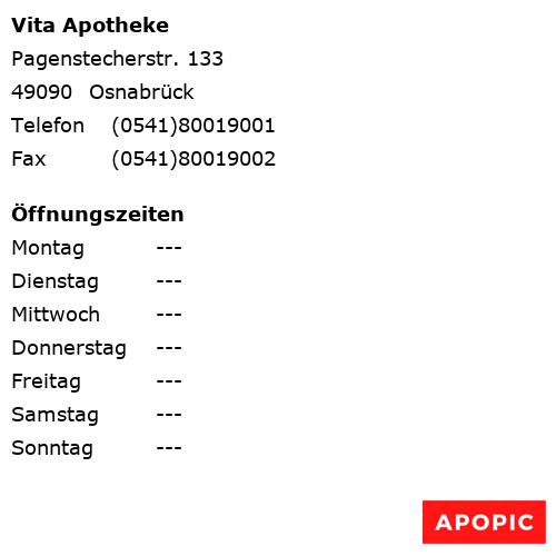 Bild von Vita Apotheke in Osnabrück