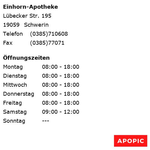 Bild von Einhorn-Apotheke in Schwerin