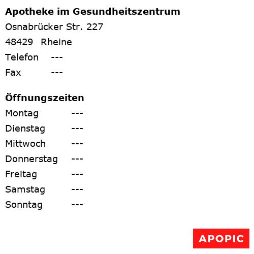 Bild von Apotheke im Gesundheitszentrum in Rheine