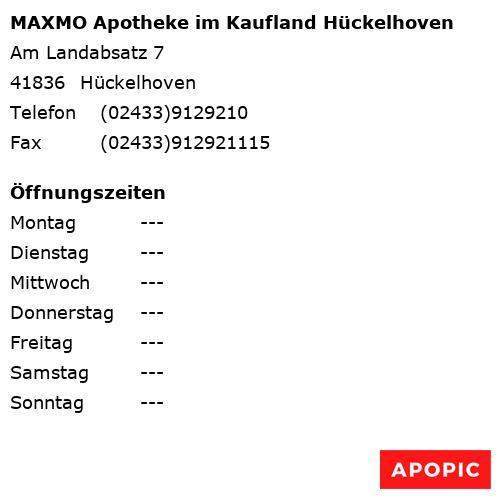 Bild von MAXMO Apotheke im Kaufland Hückelhoven in Hückelhoven