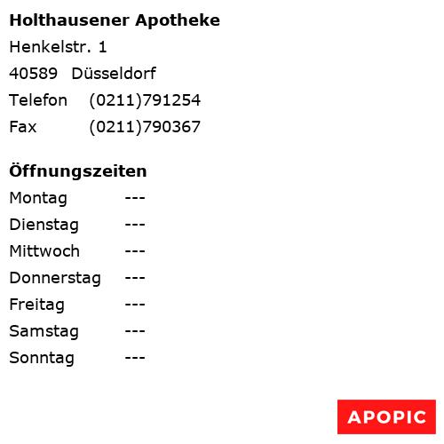 Bild von Holthausener Apotheke in Düsseldorf