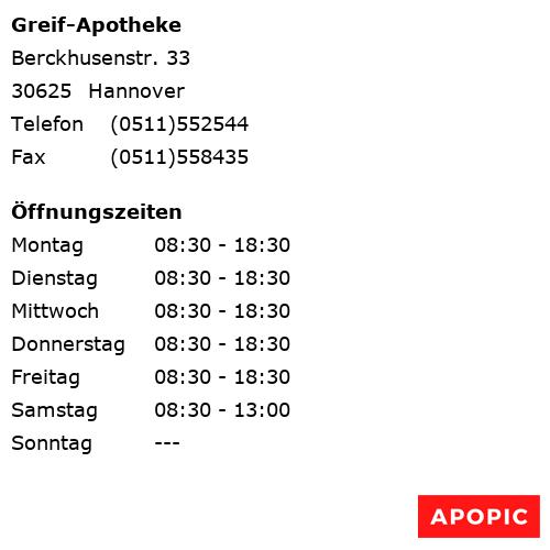 Bild von Greif-Apotheke in Hannover