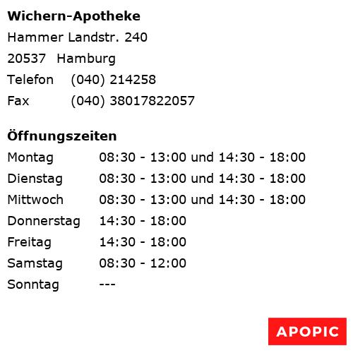 Bild von Wichern-Apotheke in Hamburg