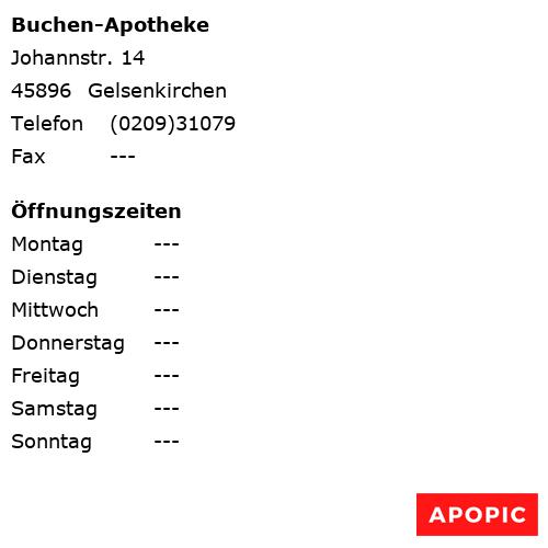 Bild von Buchen-Apotheke in Gelsenkirchen