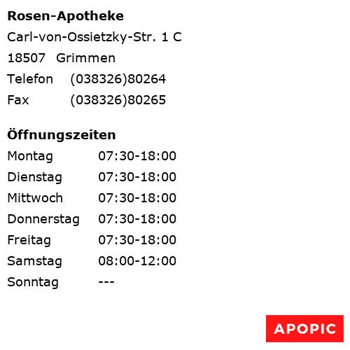 Bild von Rosen-Apotheke in Grimmen