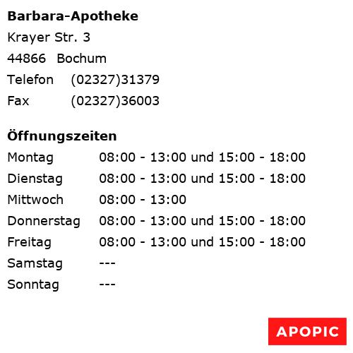 Bild von Barbara-Apotheke in Bochum