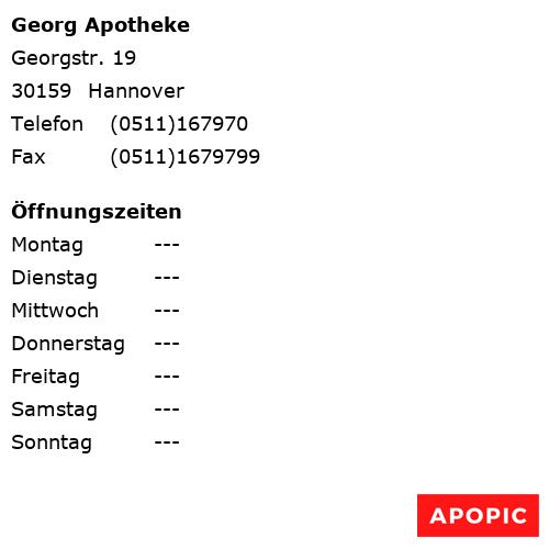 Bild von Georg Apotheke in Hannover