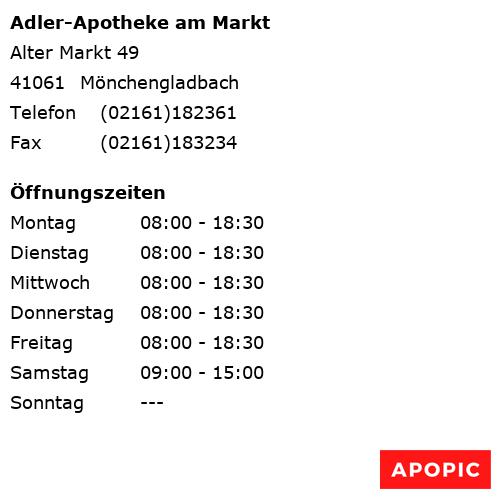 Bild von Adler-Apotheke am Markt in Mönchengladbach