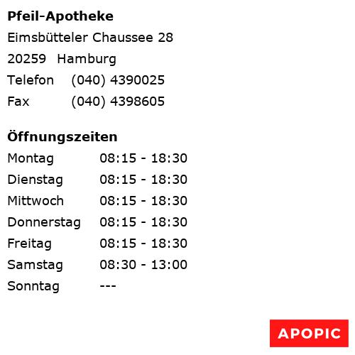 Bild von Pfeil-Apotheke in Hamburg