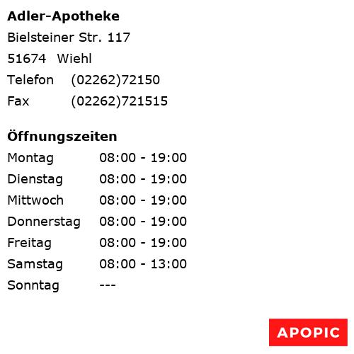 Bild von Adler-Apotheke in Wiehl