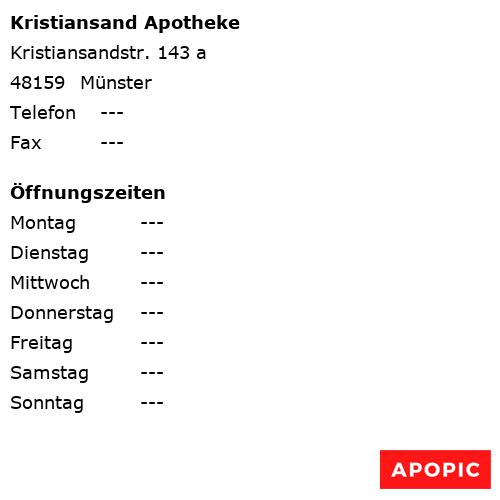 Bild von Kristiansand Apotheke in Münster