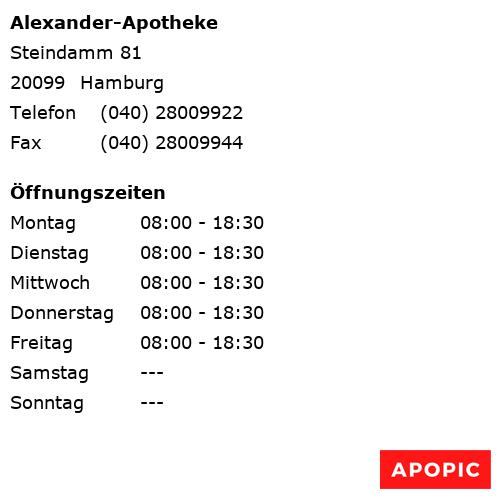 Bild von Alexander-Apotheke in Hamburg