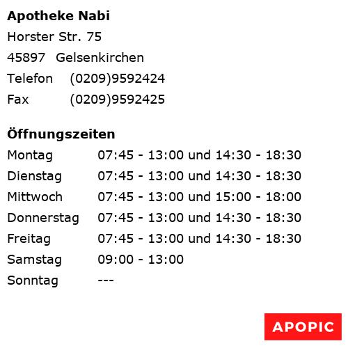 Bild von Apotheke Nabi in Gelsenkirchen