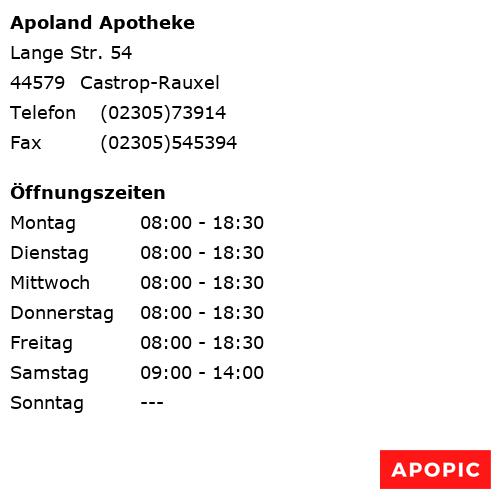 Bild von Apoland Apotheke in Castrop-Rauxel