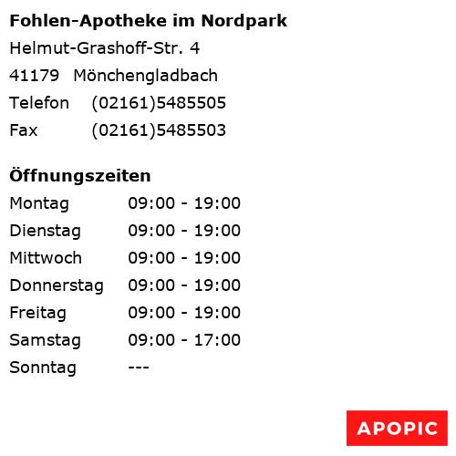 Bild von Fohlen-Apotheke im Nordpark in Mönchengladbach