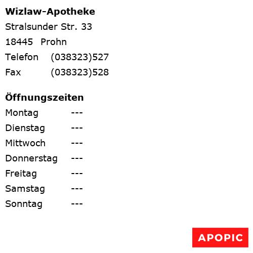 Bild von Wizlaw-Apotheke in Prohn
