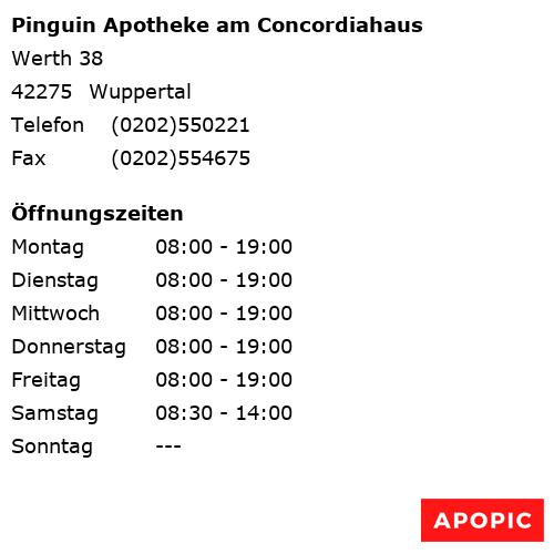 Bild von Pinguin Apotheke am Concordiahaus in Wuppertal
