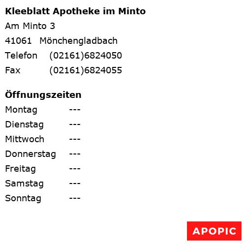 Bild von Kleeblatt Apotheke im Minto in Mönchengladbach
