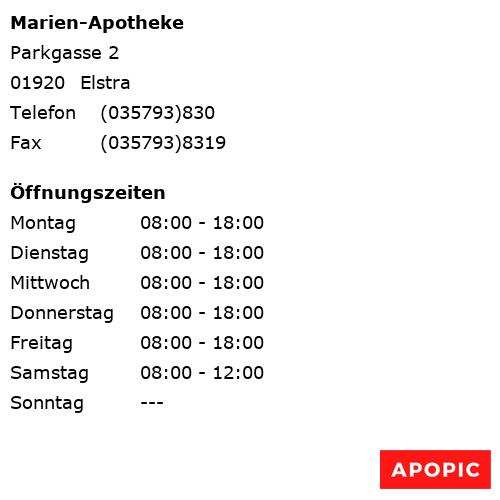 Bild von Marien-Apotheke in Elstra