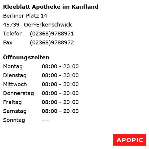 Bild von Kleeblatt Apotheke im Kaufland in Oer-Erkenschwick