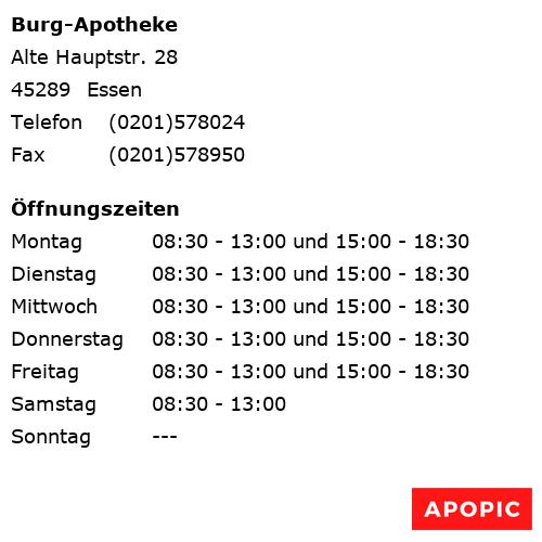 Bild von Burg-Apotheke in Essen