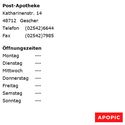 Bild von Post-Apotheke in Gescher