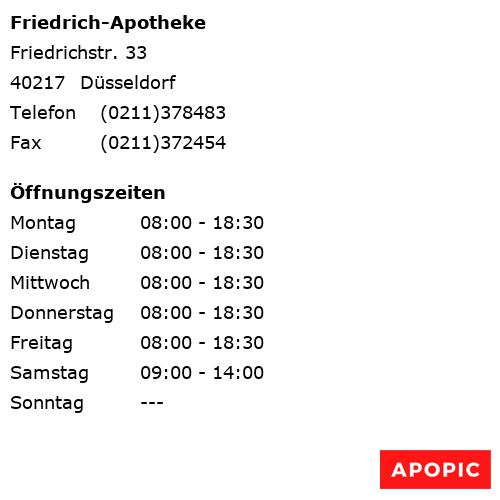 Bild von Friedrich-Apotheke in Düsseldorf