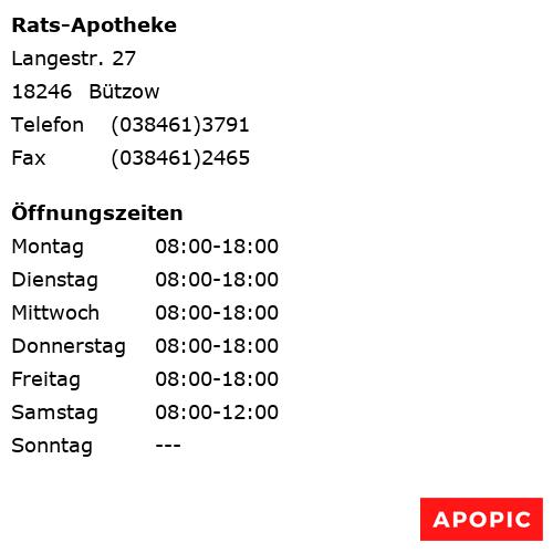 Bild von Rats-Apotheke in Bützow