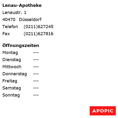 Bild von Lenau-Apotheke in Düsseldorf