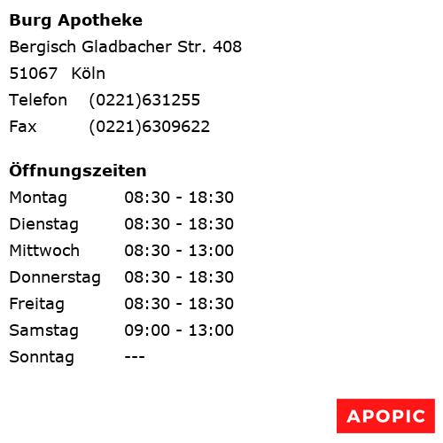 Bild von Burg Apotheke in Köln