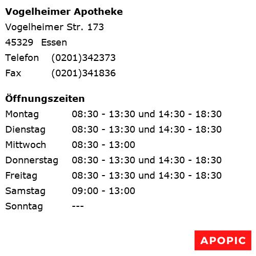 Bild von Vogelheimer Apotheke in Essen
