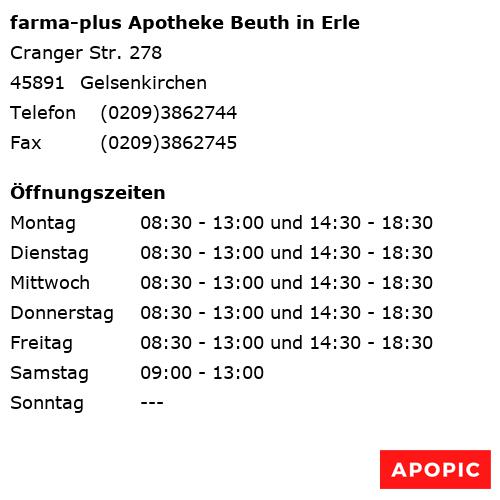 Bild von farma-plus Apotheke Beuth in Erle in Gelsenkirchen