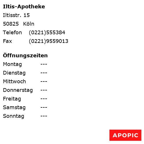 Bild von Iltis-Apotheke in Köln