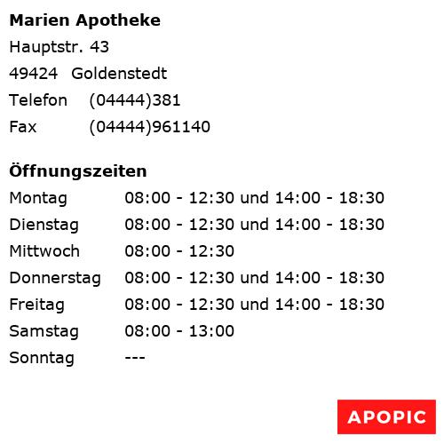 Bild von Marien Apotheke in Goldenstedt
