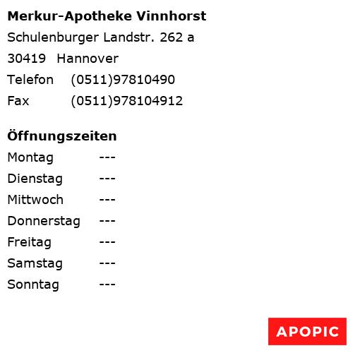 Bild von Merkur-Apotheke Vinnhorst in Hannover