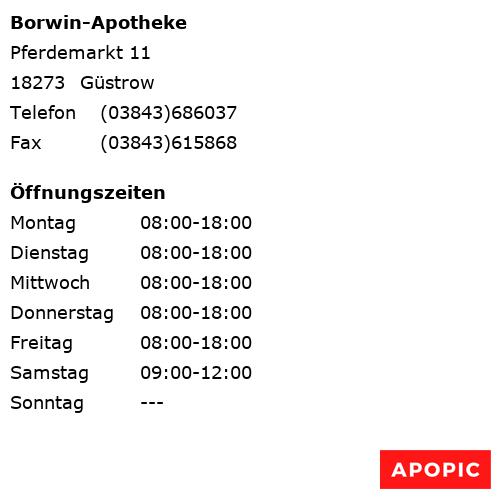 Bild von Borwin-Apotheke in Güstrow