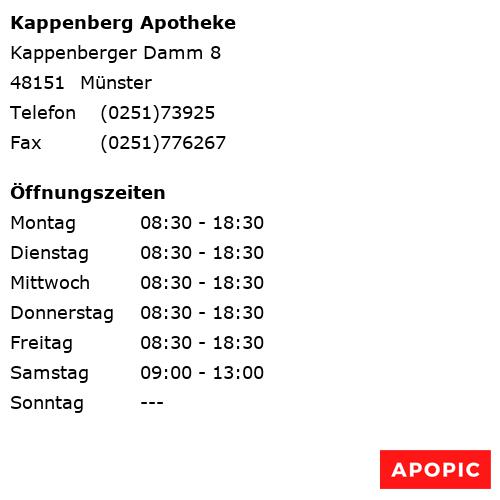 Bild von Kappenberg Apotheke in Münster