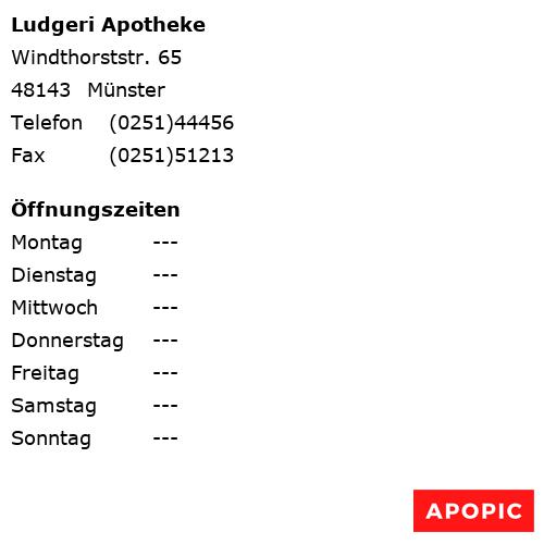 Bild von Ludgeri Apotheke in Münster