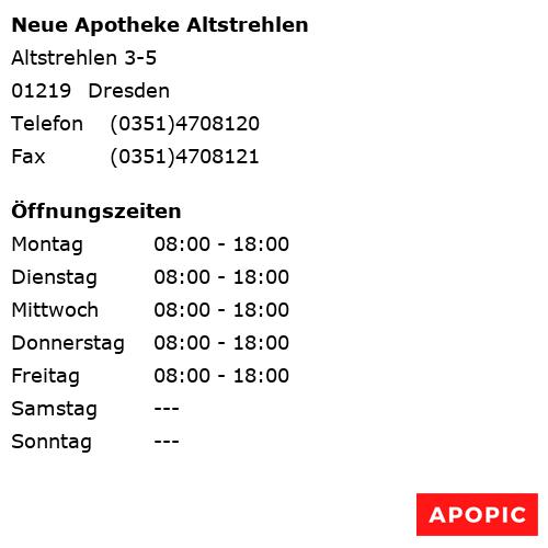 Bild von Neue Apotheke Altstrehlen in Dresden