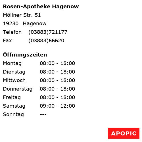 Bild von Rosen-Apotheke Hagenow in Hagenow