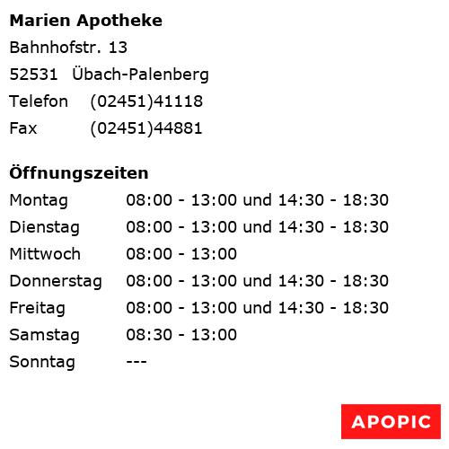 Bild von Marien Apotheke in Übach-Palenberg