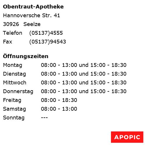 Bild von Obentraut-Apotheke in Seelze