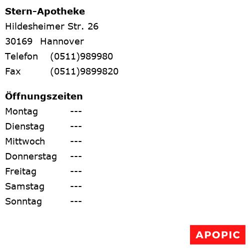 Bild von Stern-Apotheke in Hannover