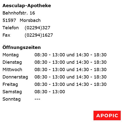 Bild von Aesculap-Apotheke in Morsbach